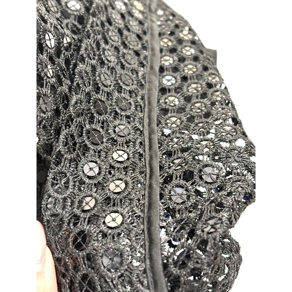 NWOT Designer Lily Pulitzer Black Sequin Aaliyah Dress Size 4 - Picture 16 of 16